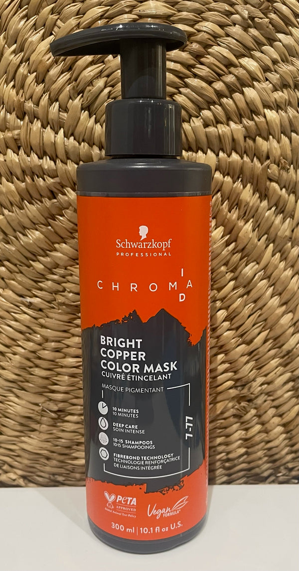 Chroma Id masque pigmentant cuivré étincellant